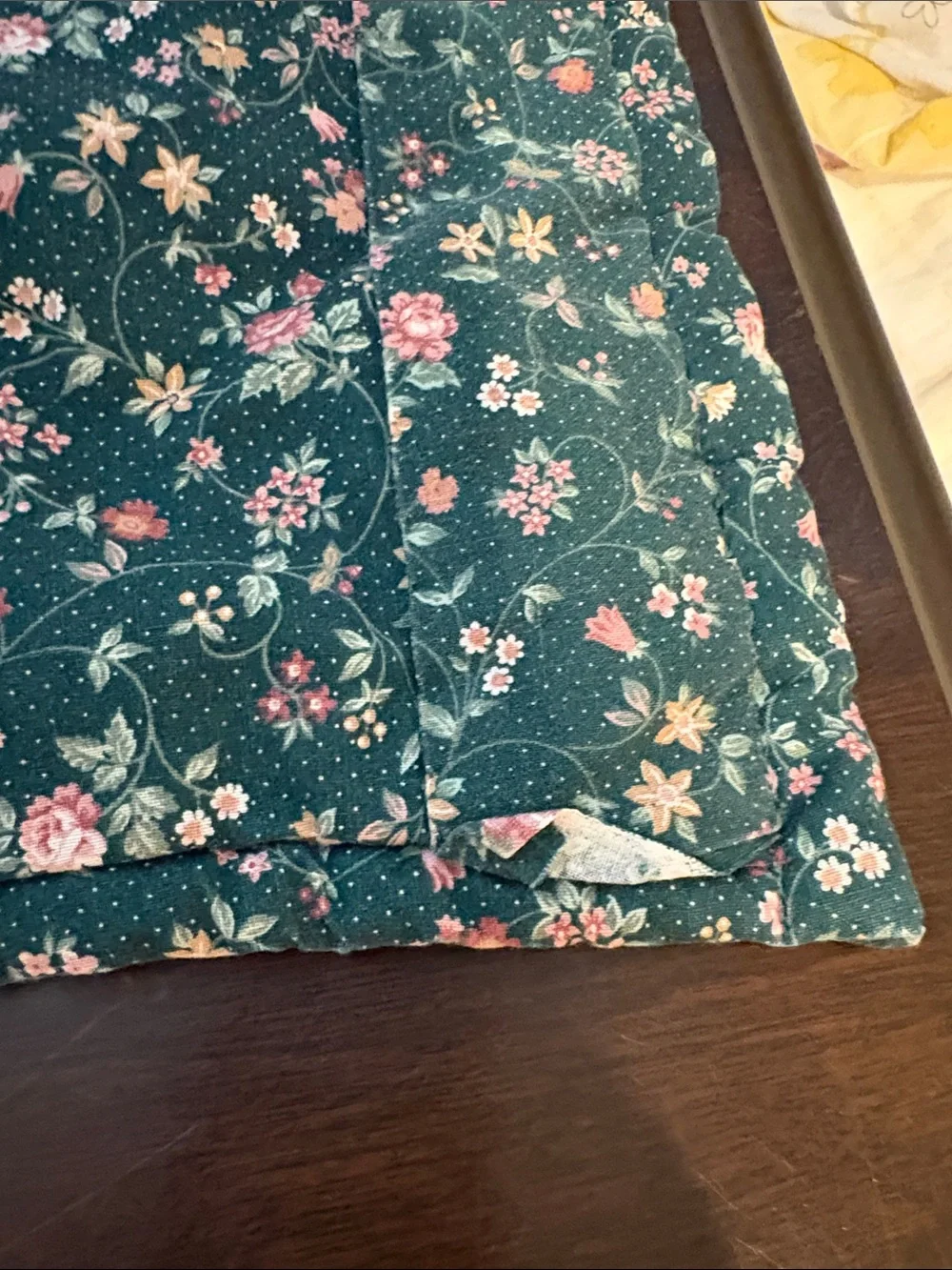 Hand Crafted pink Star Patchwork Quilt Square